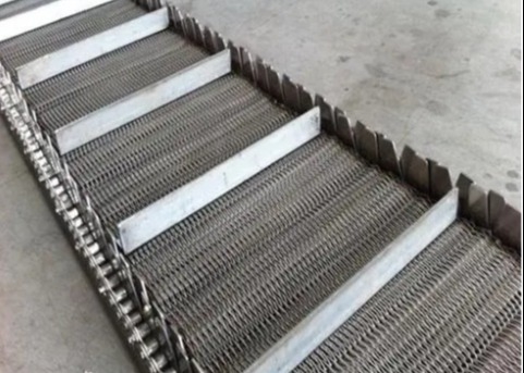 0.2-4.0m Stainless Steel Spiral Mesh Belt For High Temperature Resistant Coal Mine