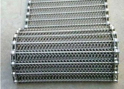 316l Spiral Mesh Belt High Temperature Potato Cleaning Conveyor