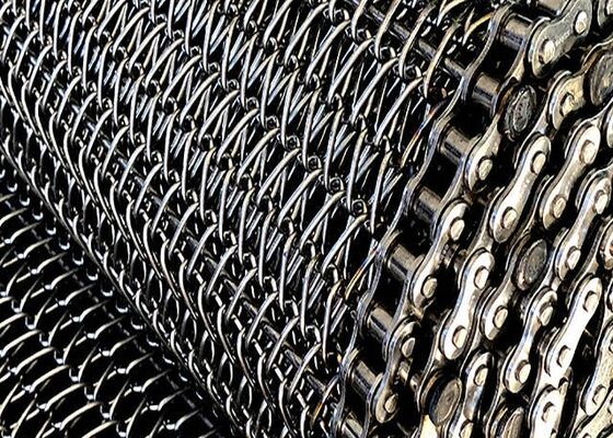 Custom Chain Driven Wire Mesh Conveyor Belt for Industrial Drying, Baking, Washing and Heat Treatment Equipment