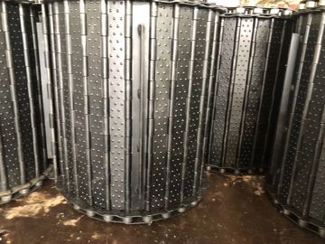 Steel Hinge Transport Plate Conveyor Belt Durable Resistant To Heat And Corrosion