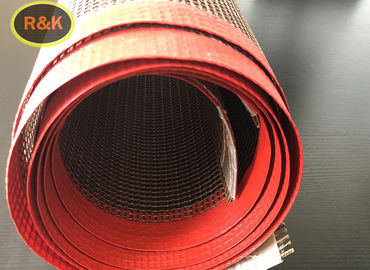 4mm High Temperture PTFE teflen Mesh Coated Fiberglass Coveyor Belt 4000 mm