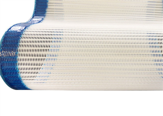 Màu trắng 600 Cfm Polyester Mesh Belt / Vải máy giấy