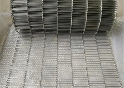 Thực phẩm chiên Băng tải phẳng Flex Nhiệt độ cao 316l