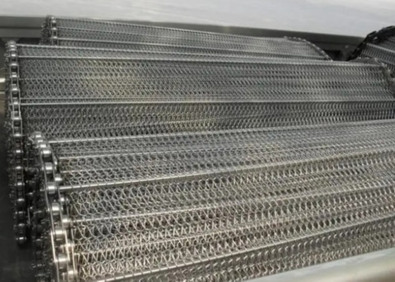 Băng tải xích dệt Ss304 cho Bbq tự động