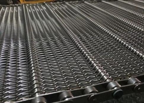 Nướng bánh mì Dây chuyền lưới Băng tải Thép không gỉ 316