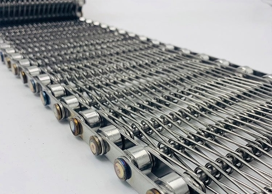 Dây lưới dệt cân bằng kim loại rộng 1m Thép không gỉ SS304