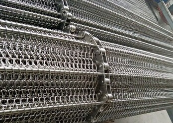 Băng tải lưới xích có độ chính xác cao chống ăn mòn SS304 SS316