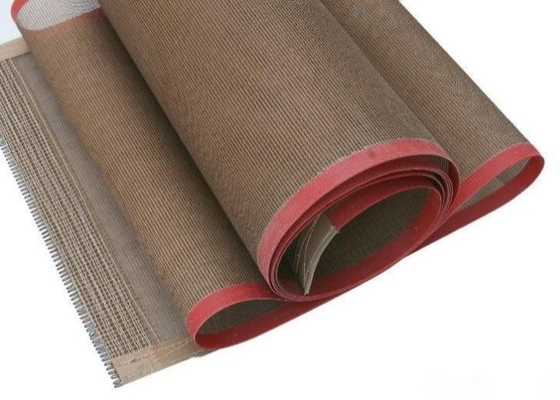 Băng tải Ptfe cấp thực phẩm dạng lưới sợi thủy tinh tráng phủ 30cm đến 4,3m