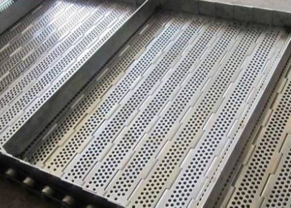 304 Vật liệu Blueberry Harvester Chain Lưới Băng tải Sàng lọc trái cây