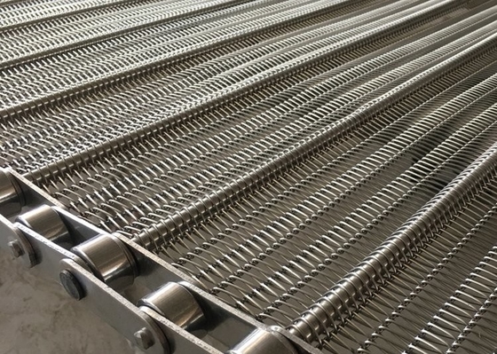 Băng tải lưới thép không gỉ 304 mạnh cấp thực phẩm