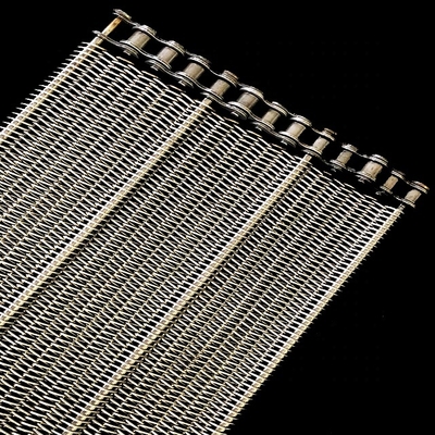 Dây đai lưới phẳng rộng 0,3m bằng thép không gỉ Ss304 Ss316