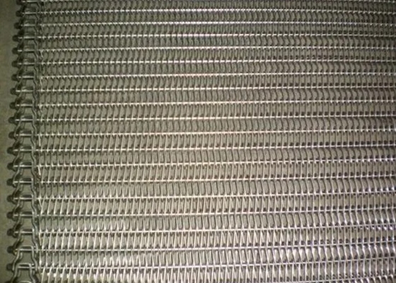 Dây dây chuyền lưới xoắn ốc 7-60mm Pitch 0.3-3.6m Width For Conveyor