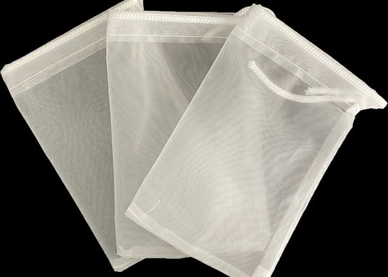 100% Organic Nylon Filter Mesh Cotton Nut Milk Bag Lớp thực phẩm tái sử dụng