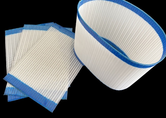 Màn hình máy sấy polypropylene vòng trung trong màu trắng xanh dương