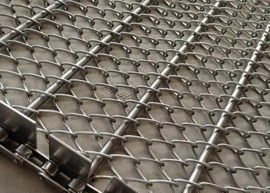 Sợi dây chuyền vận chuyển mắt lớp Ss304 Ss316