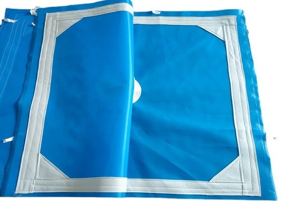 Màu xanh PP Polypropylene Multifilament Filter Fabric Vertical Filter Press Mesh Cloth