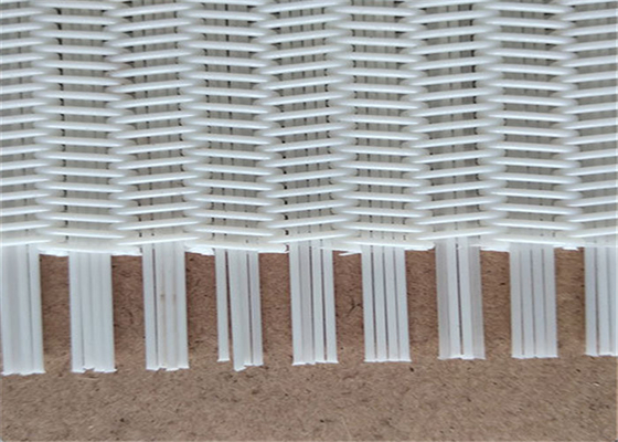 2 3 4 Sợi sợi polyester Spiral Press Filter Screen Giảm tổn thất vật liệu