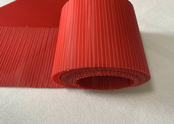 Vành đai lưới polyester không kết thúc màu trắng xanh đỏ cho độ thấm không khí và độ bền