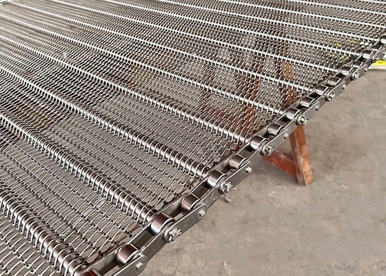 Đường dây chuyền vận chuyển thép không gỉ 304 chịu nhiệt độ cao bền với độ dày tấm 2-3mm