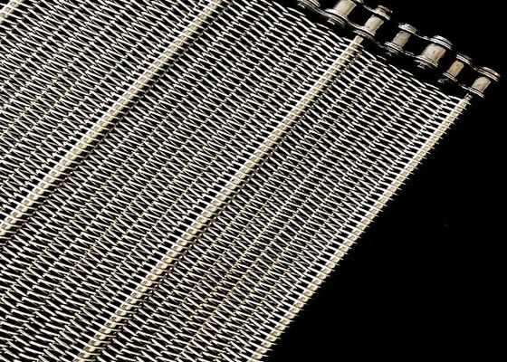 304 Stainelss thép băng tải băng tải dây cho máy giặt rau