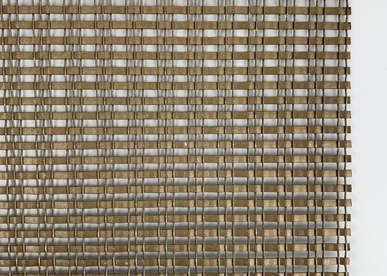 Kết thúc trang trí Kết cấu bền Đồng phục dệt lưới trang trí kim loại