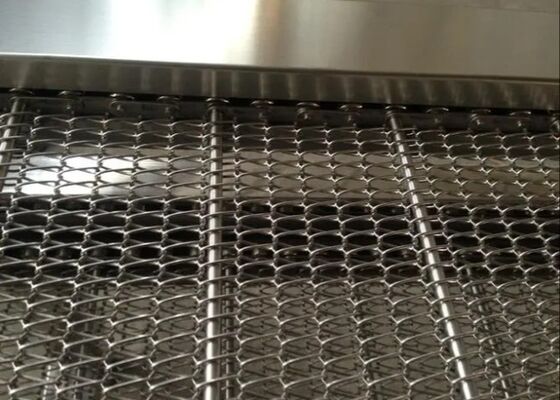 Vòng dây chuyền vận chuyển thép không gỉ loại thực phẩm 304 chống ăn mòn để giặt rau