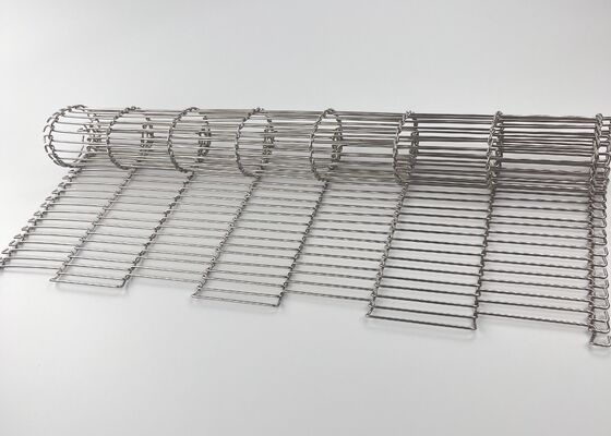 Dây thép không gỉ 316 Lưới băng tải Flex phẳng / Dây đai Ss