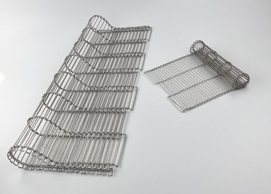 Dây đai lưới thép không gỉ phẳng 304 chịu nhiệt độ cao