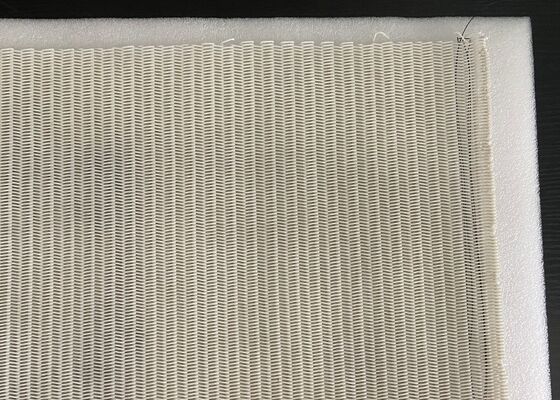 100% PET Spiral Dryer Mesh Belt Cho Sợi Cao Su Latex Với Dây Chống Tĩnh Điện Màu Đen Chịu Nhiệt 165 độ