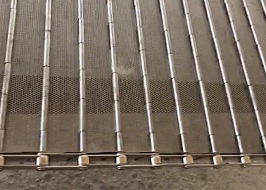Slat Link băng tải dây lưới, băng tải chống gỉ tấm cho các sản phẩm điện tử