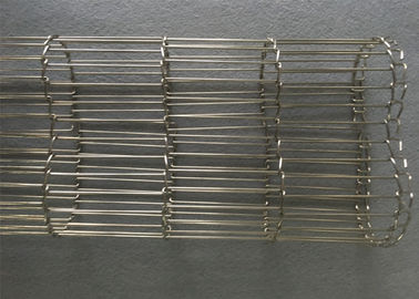 Cấp thực phẩm Flat Flex Băng tải 304 Thép không gỉ cho sô cô la vận chuyển
