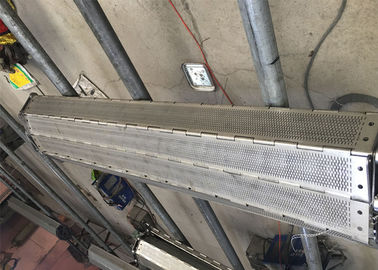 Băng tải tấm kim loại SS cho bộ phận máy móc thực phẩm mất nước Transort