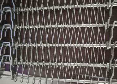 Băng tải xoắn ốc bằng thép không gỉ 304, băng tải lưới cho thực phẩm làm lạnh