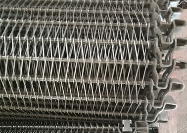 Thực phẩm đông lạnh Dây thép không gỉ Dây băng tải Chức năng truyền tải tốt