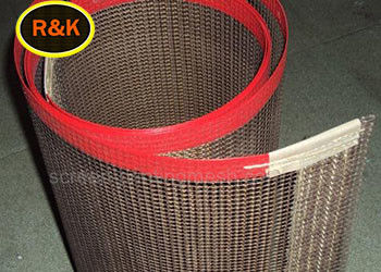 Đai lưới Ptfe thực phẩm khô 4 * 4mm tráng