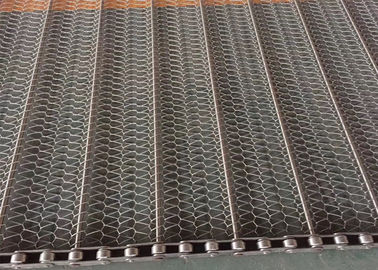 Thắt lưng lưới dây chuyền 304SS / Băng tải dây chuyền cho máy sấy mì