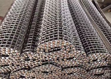 Đai băng tải lưới thép không gỉ phẳng 310 Hình dạng lỗ tùy chỉnh