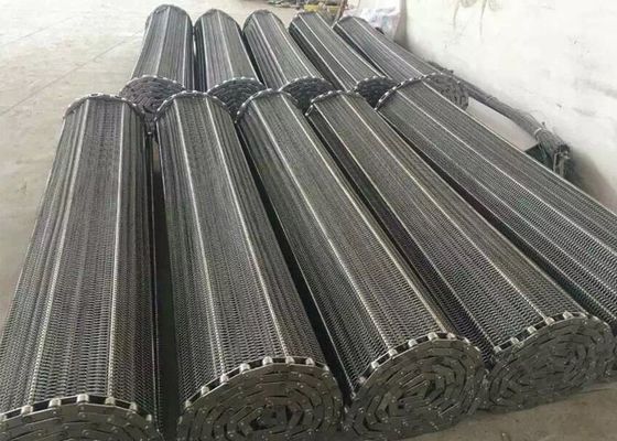 Băng tải lưới 304 bền dễ dàng để làm sạch và cài đặt chiều rộng tùy chỉnh
