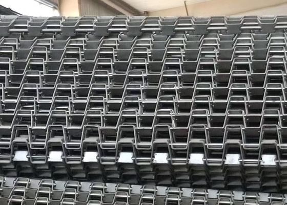 Dây đai lưới phẳng bền, băng tải lưới thép không gỉ tùy chỉnh