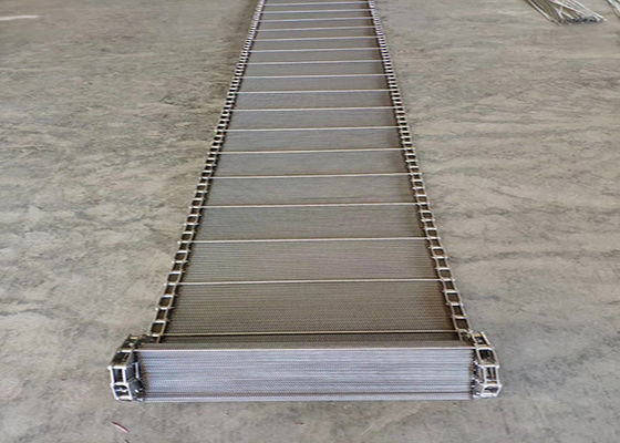Sấy trái cây cấp thực phẩm Dây chuyền băng tải lưới thép không gỉ 304