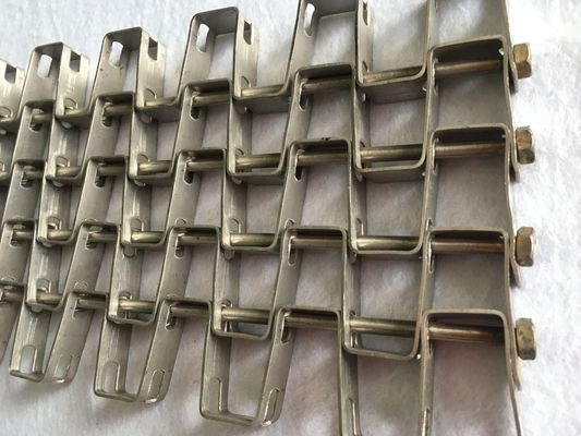Máy đóng gói Ss201 Dây băng tải dây dẹt chiều rộng 1m