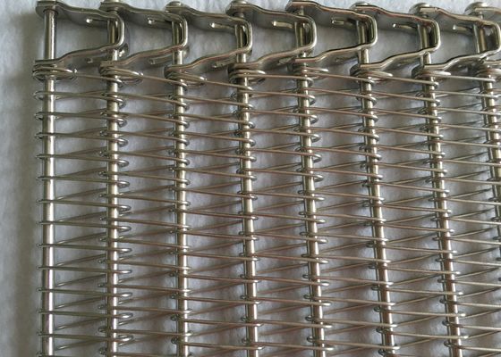 Đồ ăn nhẹ Chiên làm mát Đai lưới xoắn ốc 304 Ss