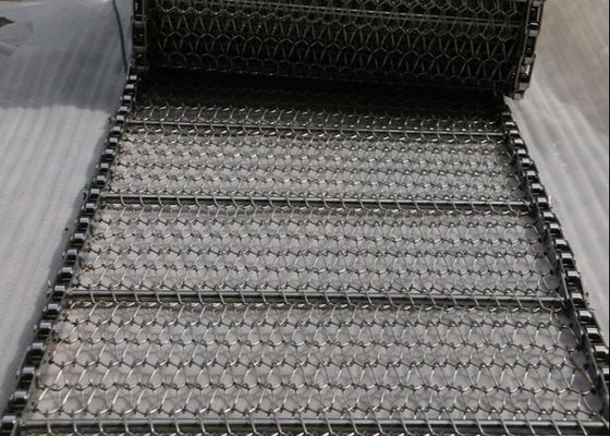 Chiều dài chuỗi 800mm Đai lưới xoắn ốc không gỉ 201