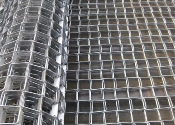 Dây đai lưới phẳng SS chức năng tự động để vận chuyển vật liệu