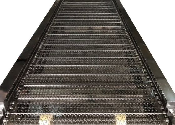Dễ dàng làm sạch và dễ dàng cài đặt Băng tải liên kết chuỗi đục lỗ