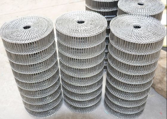Sản xuất kẹo Dây đai băng tải Flex phẳng bằng thép không gỉ