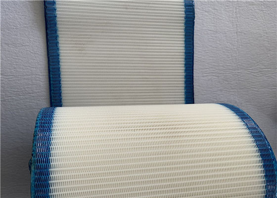 Dây đai lưới polyester Monofilament trắng và xanh để làm khô giấy đóng gói