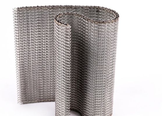 Chiều rộng 1m Dây đai cân bằng hợp chất thép không gỉ 304 để vận chuyển hạt hóa chất
