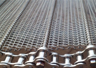 Dây chuyền băng tải bánh quy làm bánh bằng thép cacbon Dây đai 1mm Dia