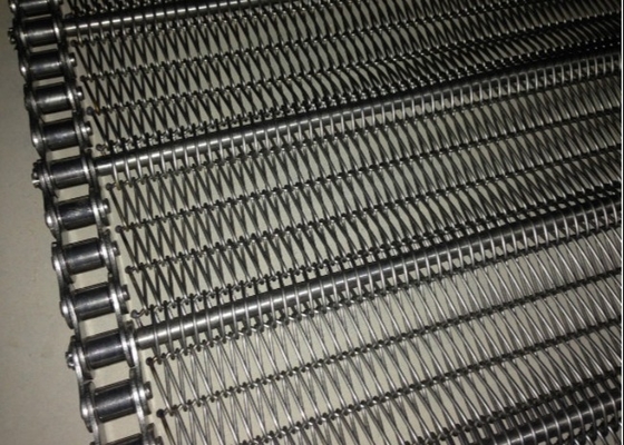 Dây chuyền công nghiệp đông lạnh nhanh Băng tải thực phẩm Lớp thép không gỉ 304